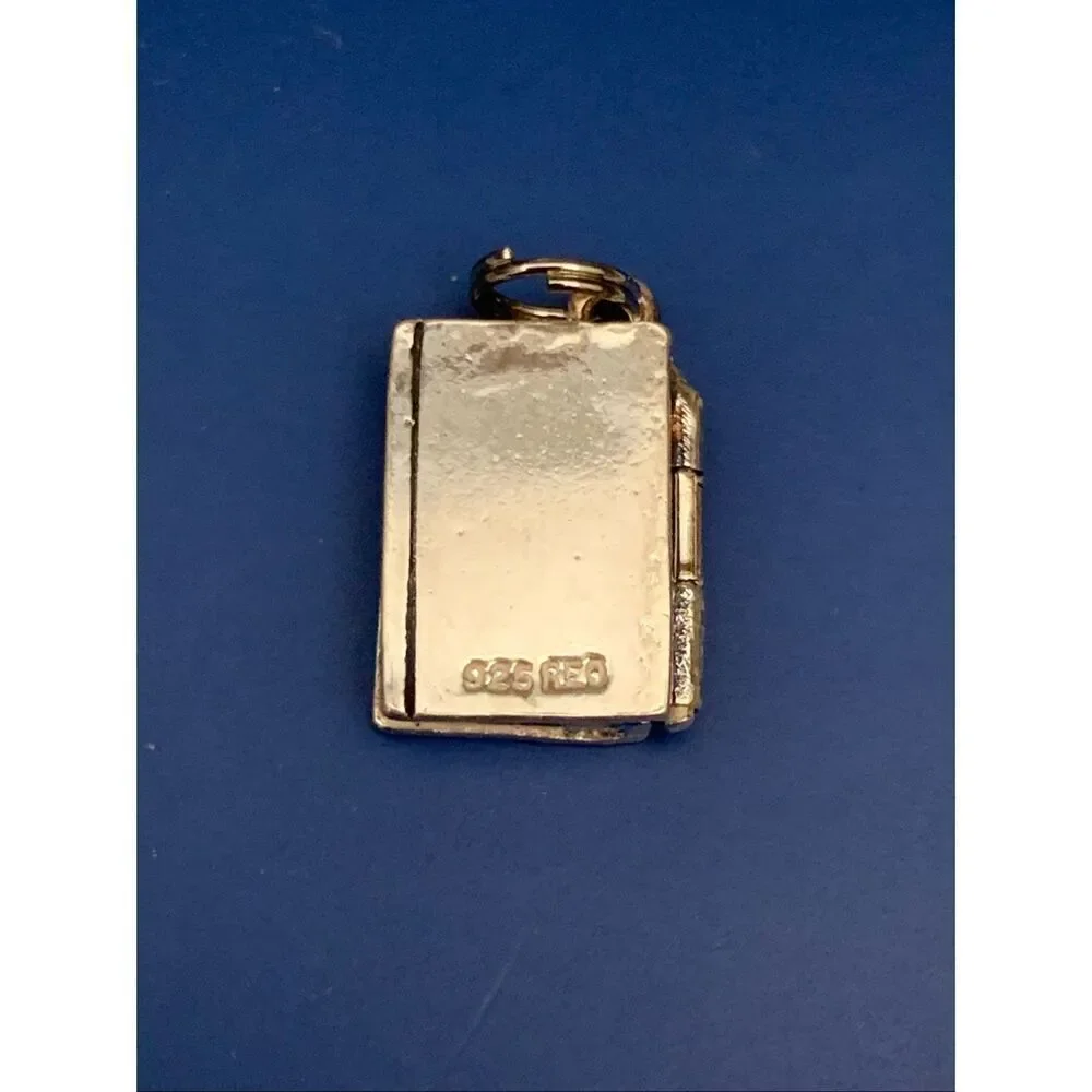 .925 Passport Book Sterling Silver Jewelry Charm #travel #adventure #passport